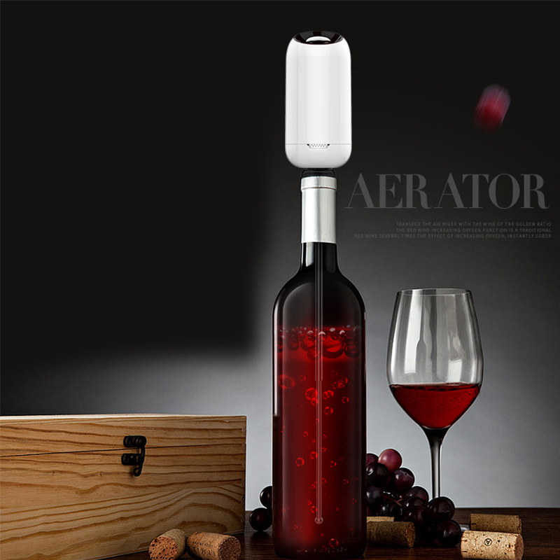 Portable Electric Button Aeration Red Wine Decanter