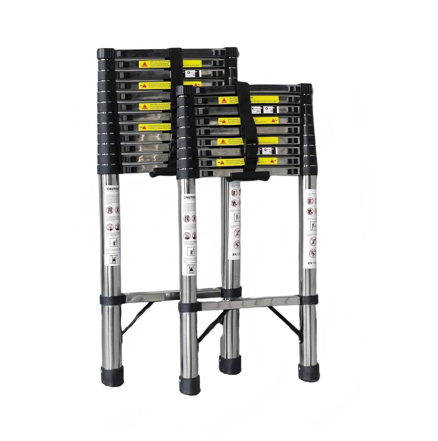 Factory Supply Stainless Steel Multi-Purpose Telescopic Ladder Foldable Extension Ladder with En131 Certified