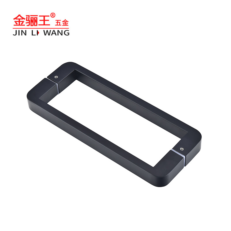 Large Size Tempered Glass Door Pull Handle Black Ss Stainless Steel Shower Glass Handles Bathroom Fittings Glass Door Accessories