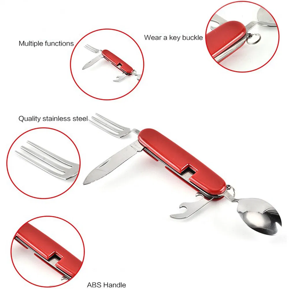 Free Sample Europe Style Stainless Steel Flatware Cutlery Set Dinner Knife Fork Spoon for Home Camping Use