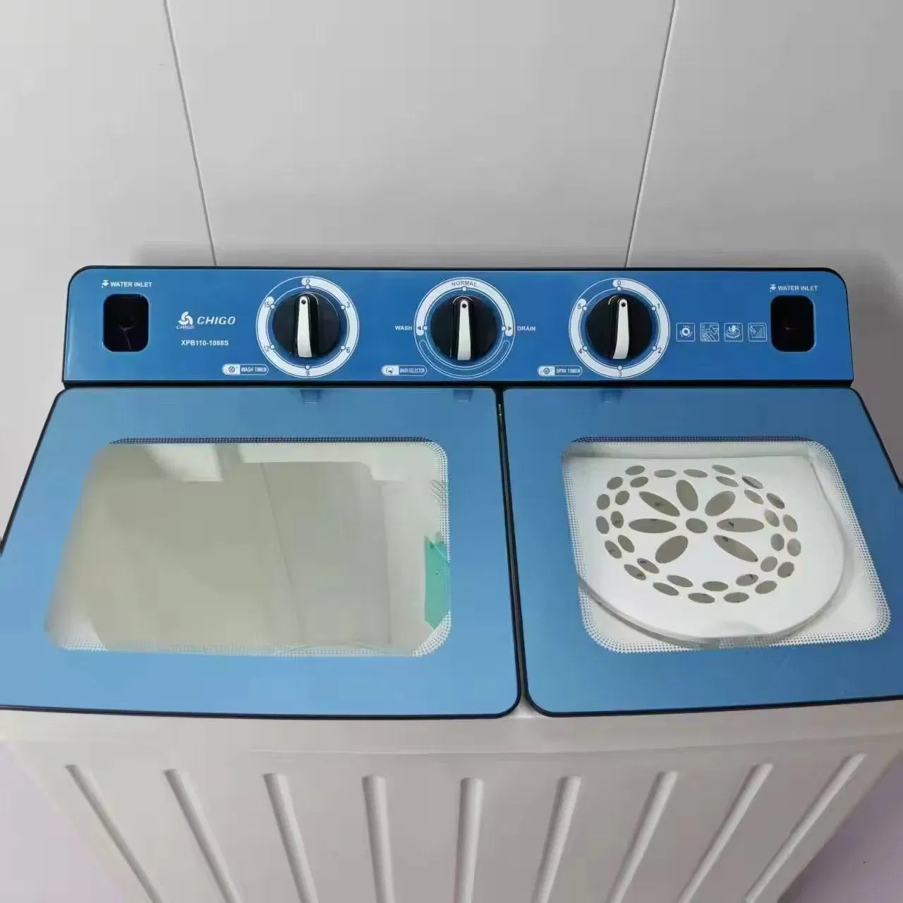 11kg Home Appliance Hotel Semi Automatic Twin Tub Washing Machine
