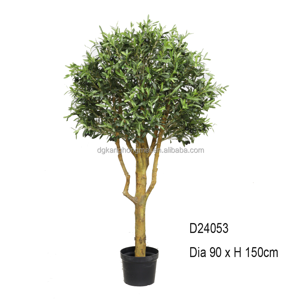 Дерево оливковое искусственное высокое в горшке