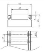 Steel Roller Placon/Gravity Conveyor Track