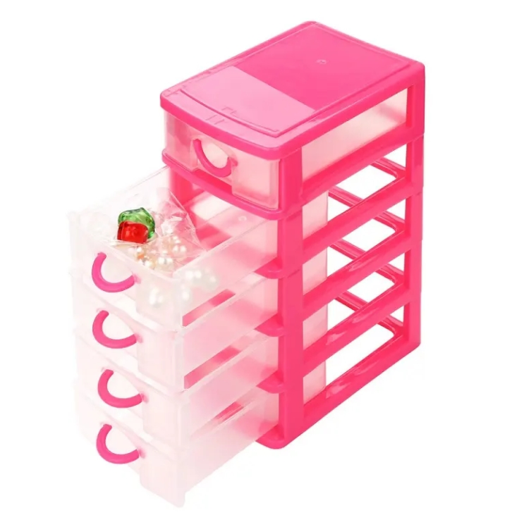 Пластиковый органайзер 5-уровневый с выдвижными ящиками