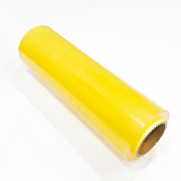 PVC Food Cling Wrap Transparent Clear Stretch Jumbo Roll Film for Packaging