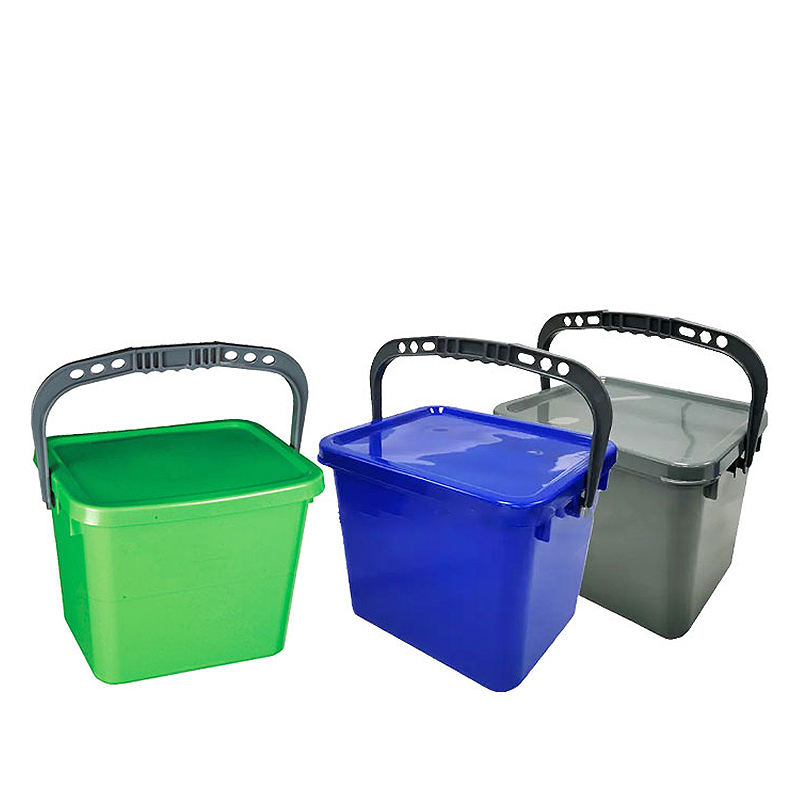 Square Plastic Bucket Plastic Bucket with Lid Mop Bucket