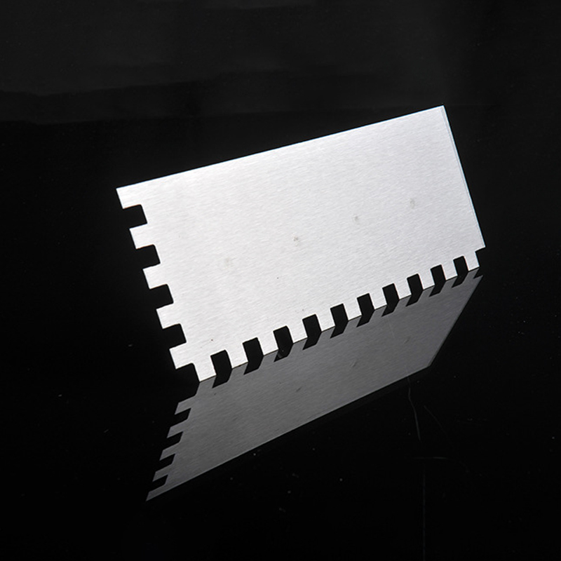 Plastering Trowels with Square Tooth, Wooden Handle