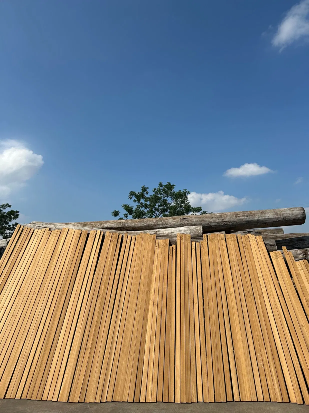 First Level Production Burma Teak Wood Decking