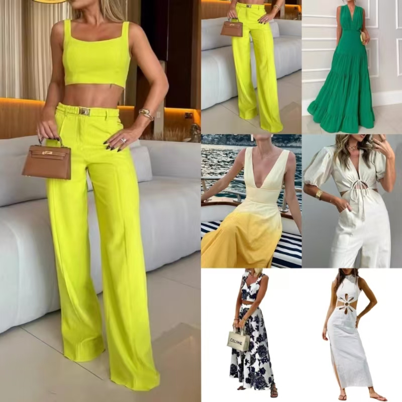 Одежда женская базовая платья футболки рубашки брюки микс