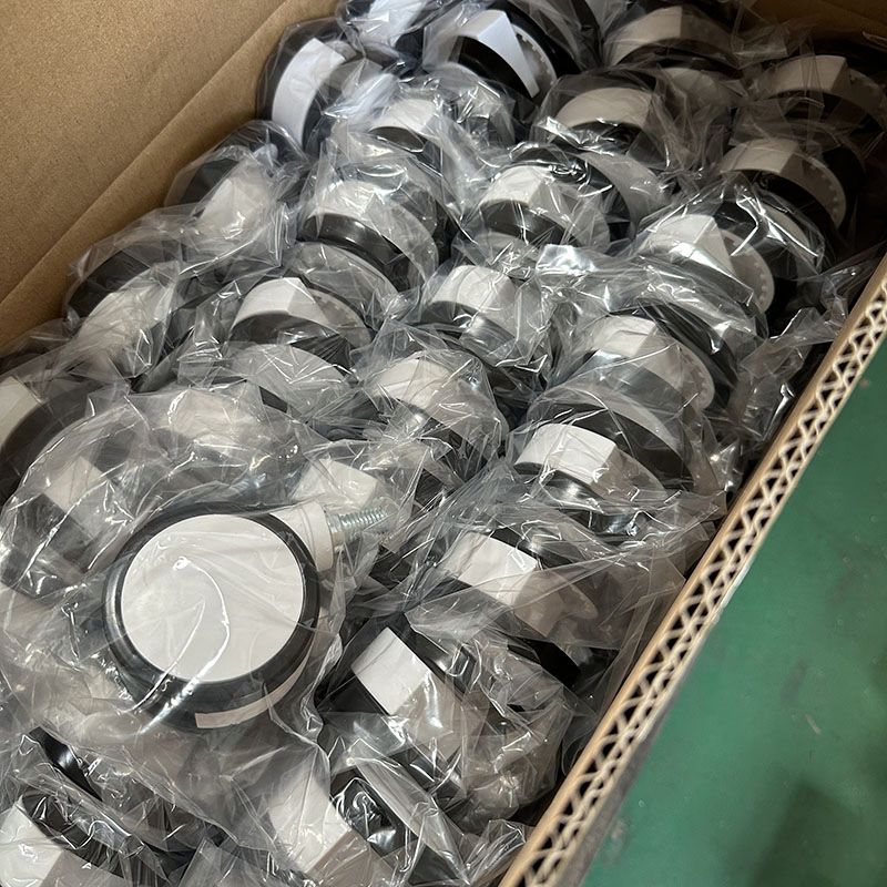 Factory Hot Sale PU Wheel 2.5 Inch Swivel Thread Stem Medical Caster