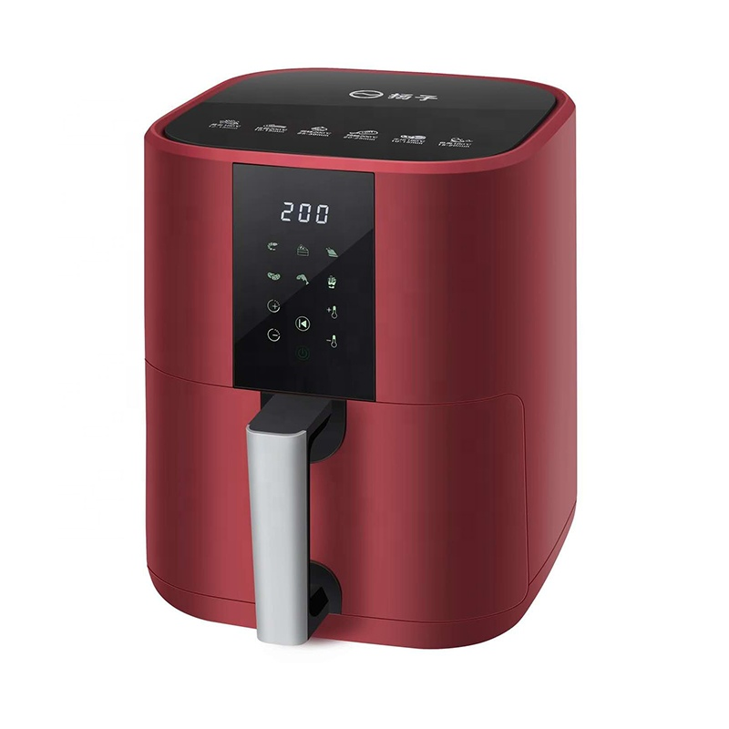 Red Airfryle Kitchen 1350W 5L Digital Electric Deep Power Air Fryer Oven