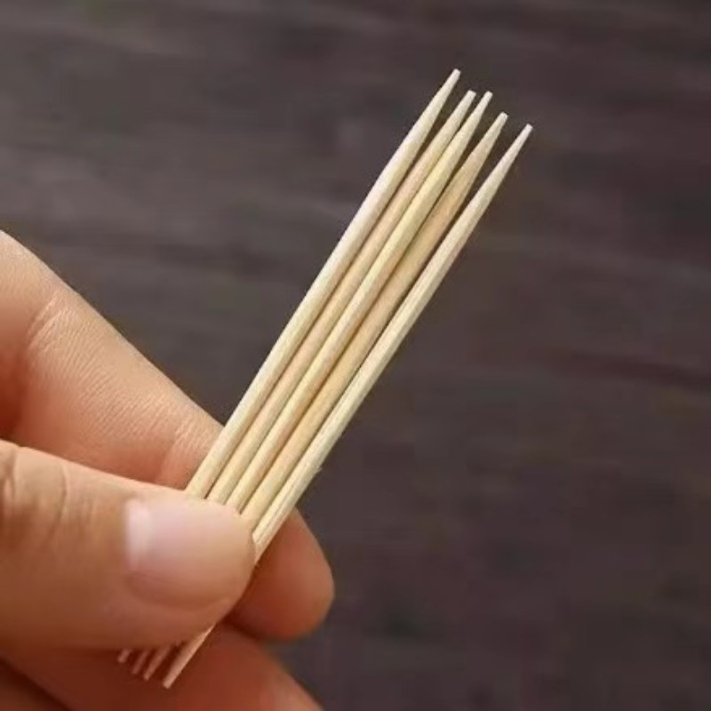 Order Custom - Printed Toothpick Flags with Wood Double Toothpick Flags