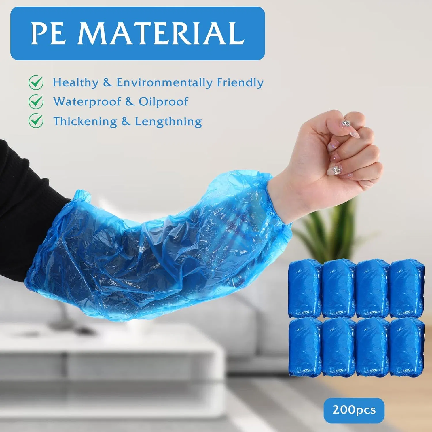China Factory Made High Quality Durable PE Plastic Sleeve Cover