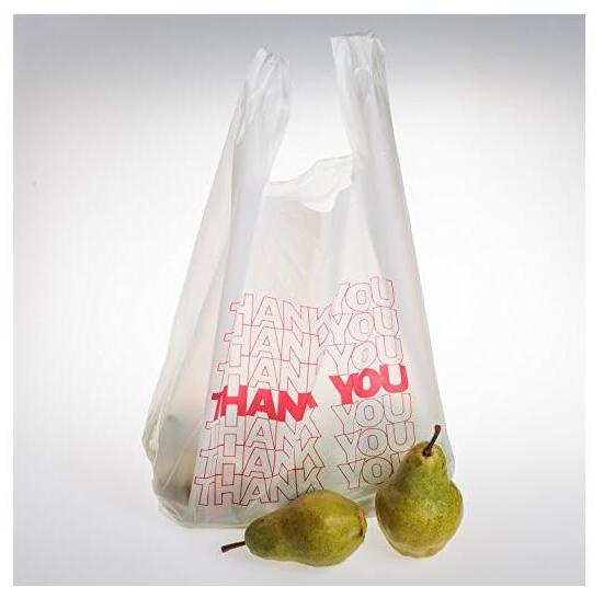 Plastic T-Shirt Vest Handle Bag Roll for Garbage