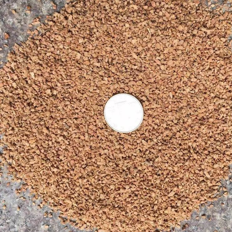 Natural Cork Granules Custom Size 0.5mm to 10mm Bulk Orders Eco Friendly