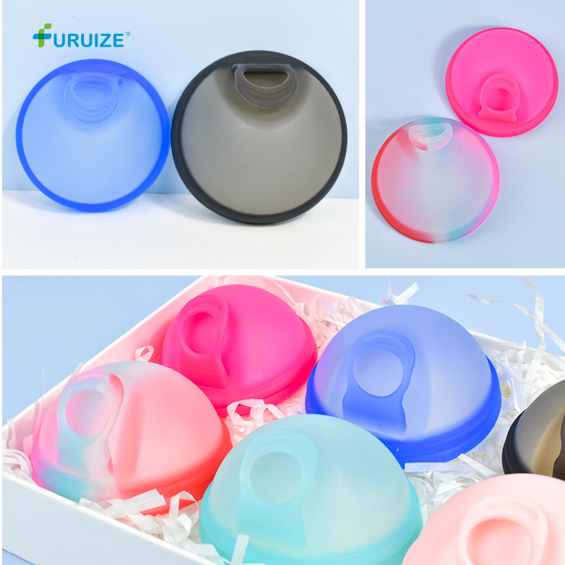 Coletor Menstrual Custom 100% Medical Silicone Copa Lady Period Menstruation Disk Menstrual Disc