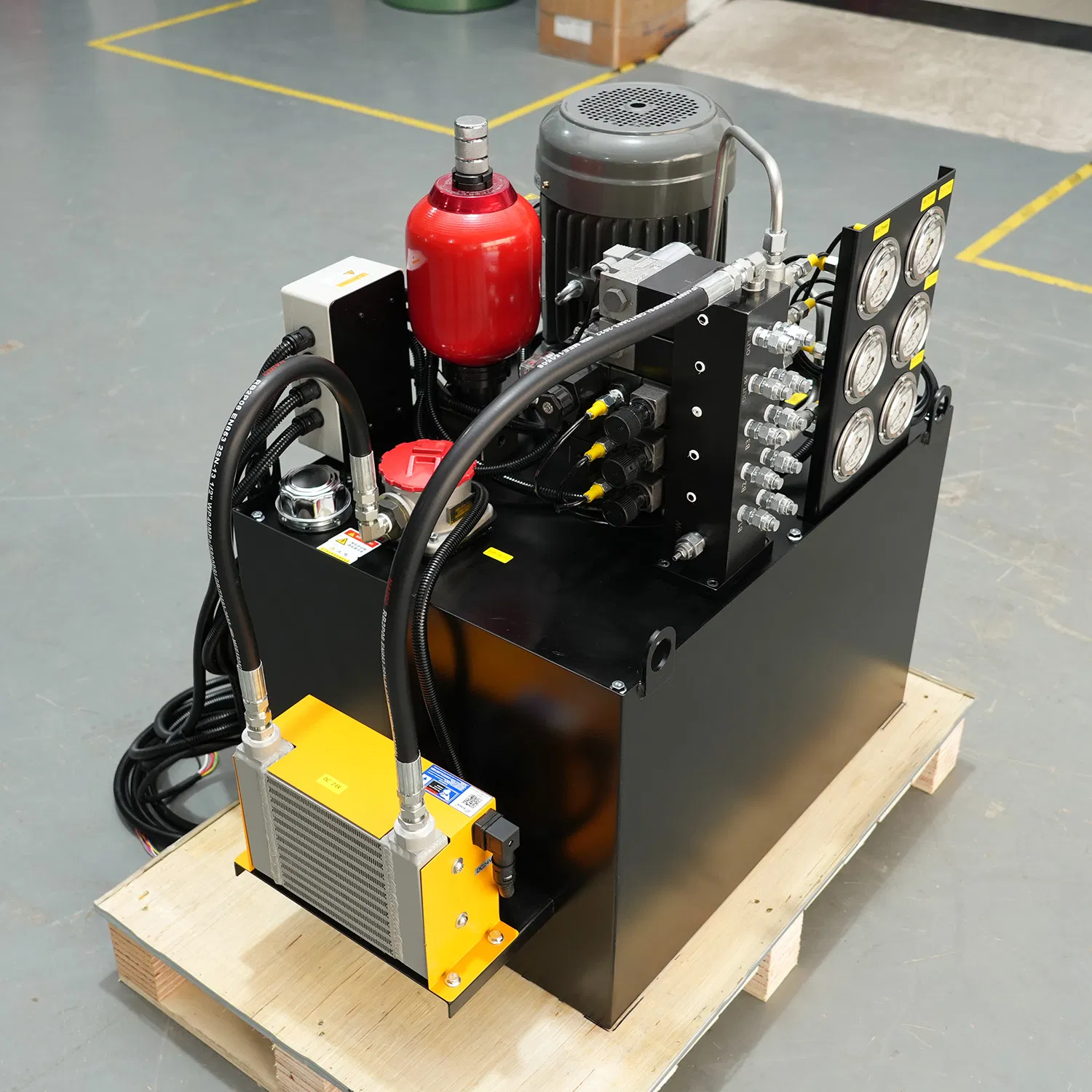 Precision Hydraulic Fluid Control System for Optimal Pressure Management