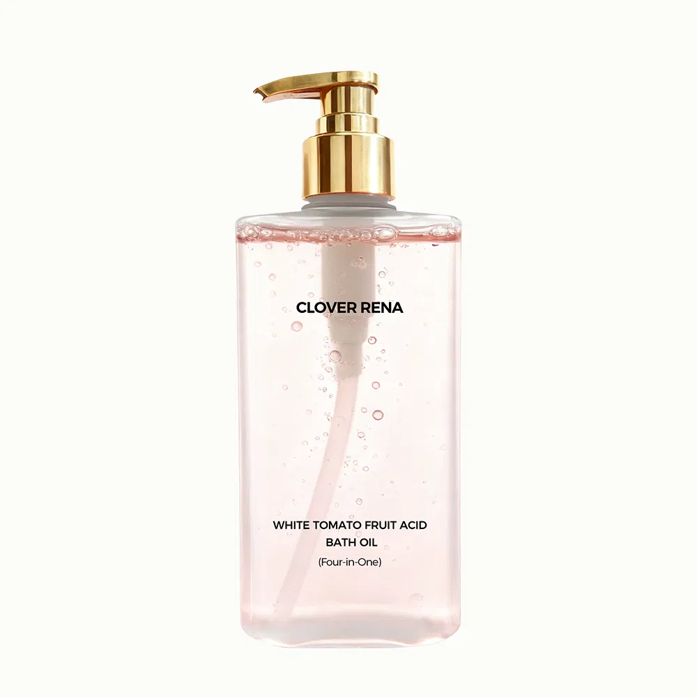Private Label Almond Milk Clean Shower Gel Oil Nourishing Body Wash Moroccan Rose Watery Bath Oils