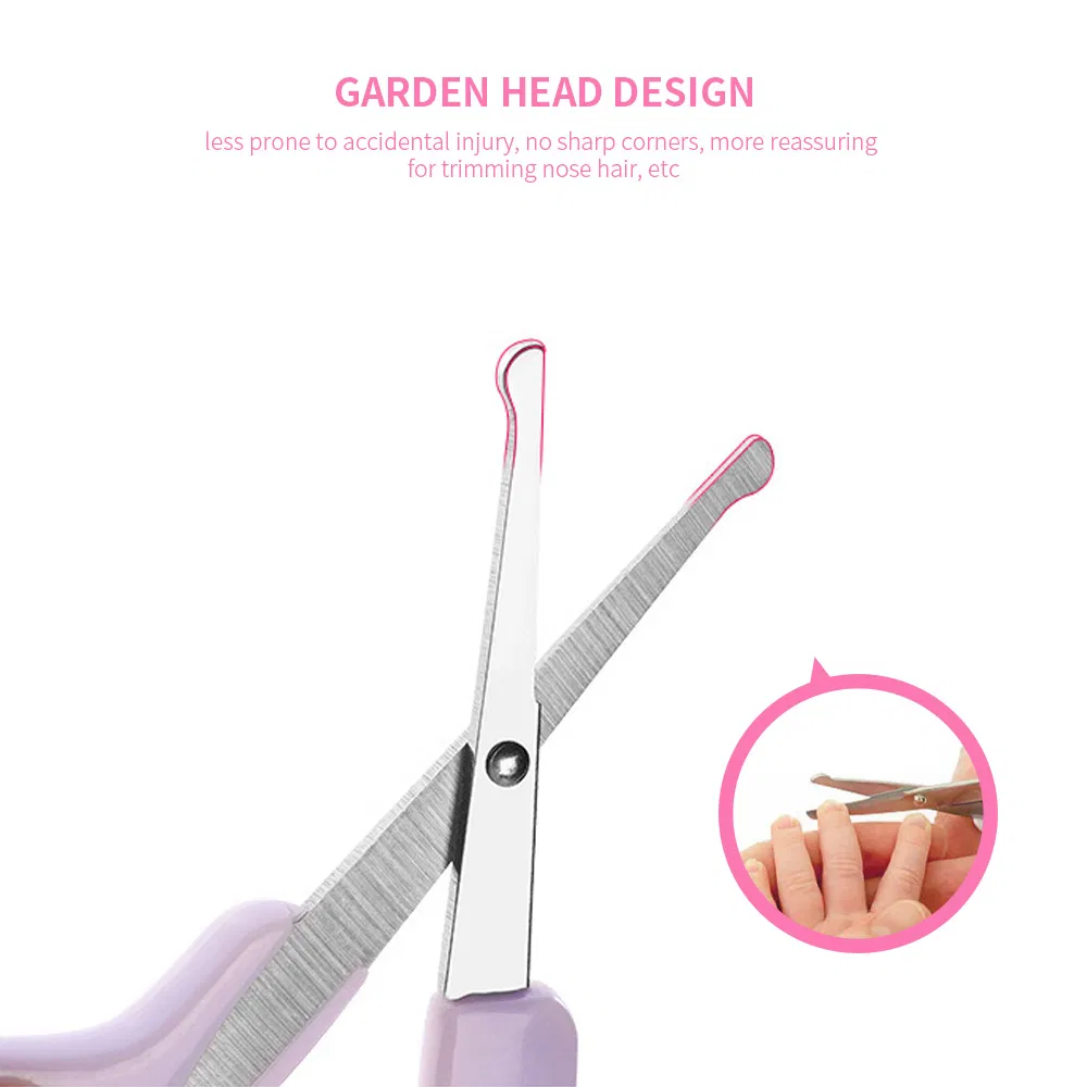 Baby Cordless Nose Hair Beard Barber Eyebrow Trimmer Kids Body Eyelash Nail Safety Brow Scissors Clipper