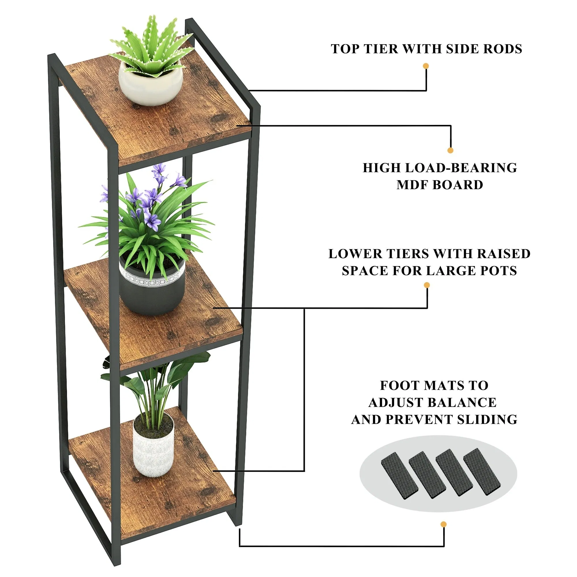 Modern Living Room Balcony Bedroom Indoor Display Plant Stand