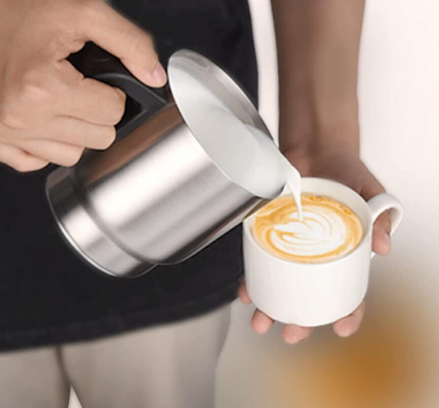 Hot Sales Stainless Steel Split Milk Frother Heating Electric Milk Frother