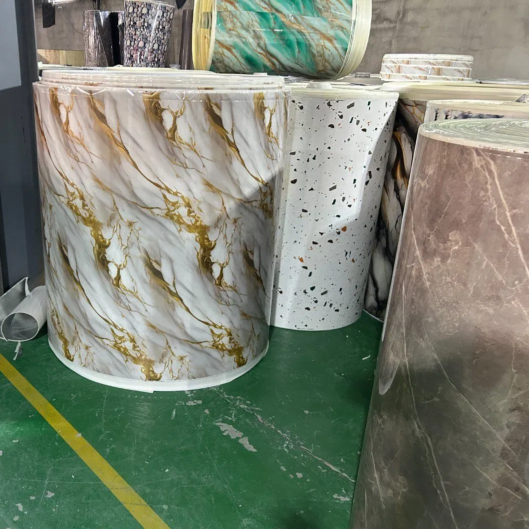 Durable Marble Effect 30X60cm PVC Wall Stickers for Home Decor