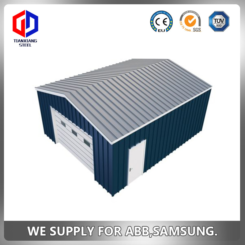 Wholesale Customized Size Steel Garage Metal Frame Garage Prefab Home