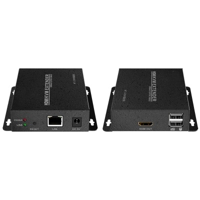 HDMI KVM экстендер по Ethernet, 120 м, 1080P 60Гц