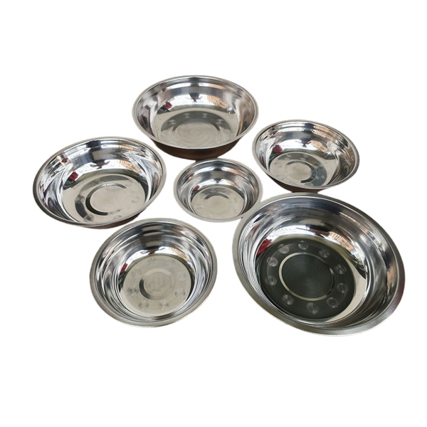 Heavy-Duty Stainless Steel Bowls and Basins with Customizable Colors