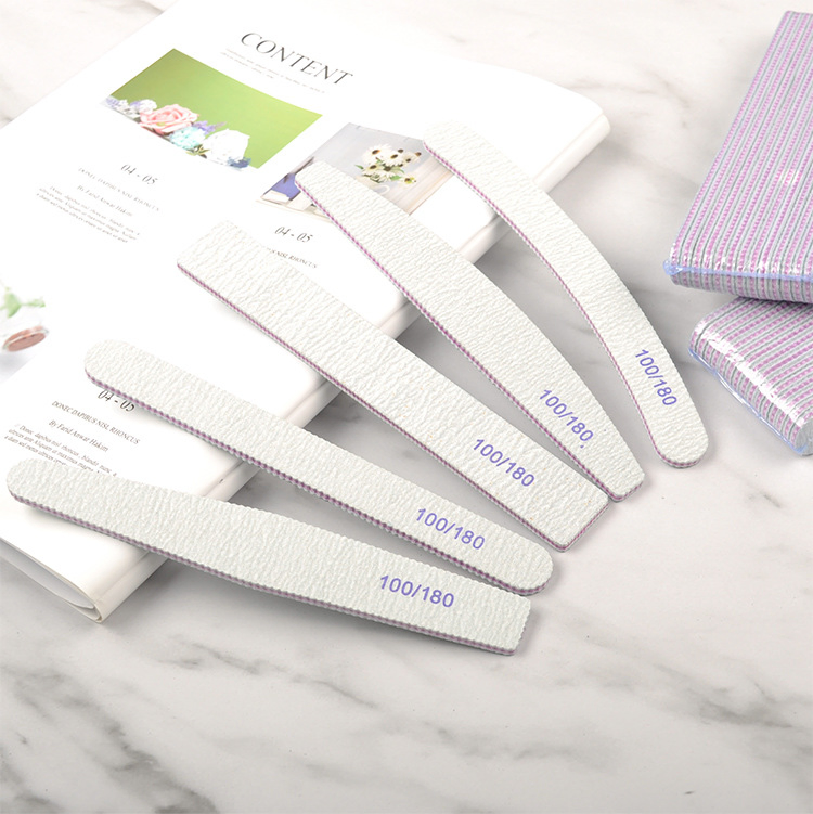 High Quality Durable Abrasive Zabra Grit 100 180 Nail File