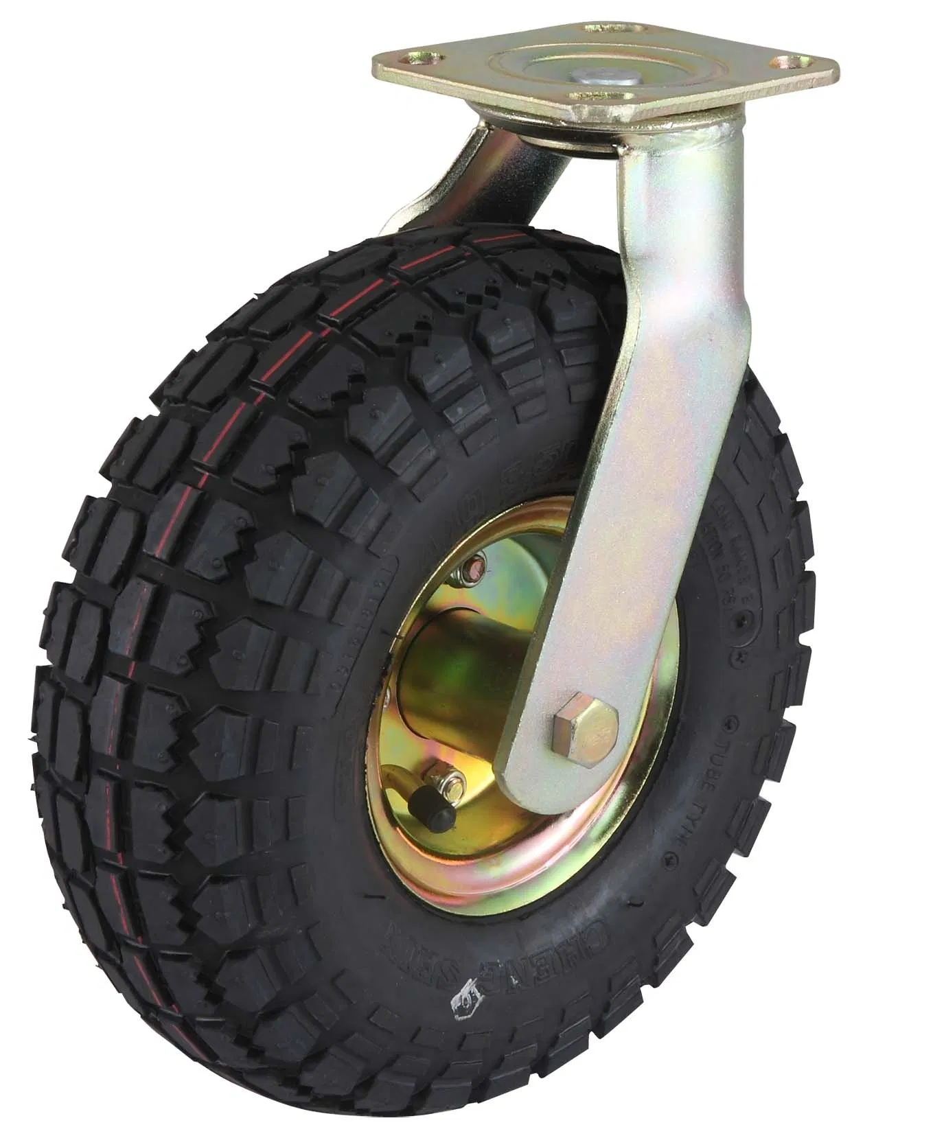 Globe Caster Swivel Rubber Pneumatic Tyre Casters Customizing Available Factory Direct Sale
