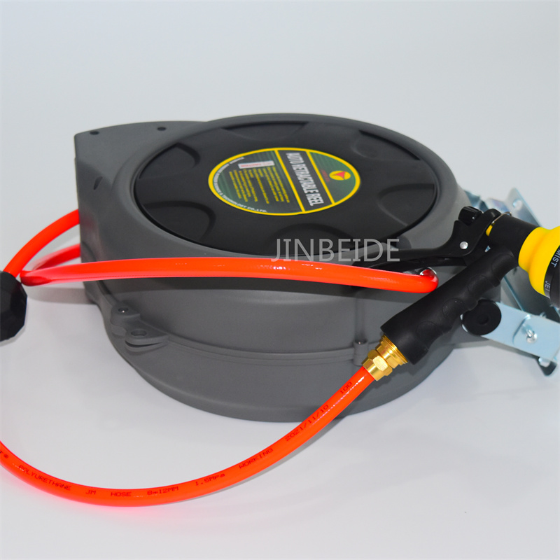 Fast Delivery 12m High Quality Wall Mounted Garden Automatic Retractable High Pressure Car Washing Water Hose Reel