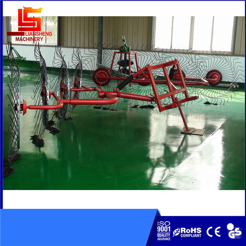 Finger Disc Rotary Rake Tractor Hay Rake Grass Collecting Machine