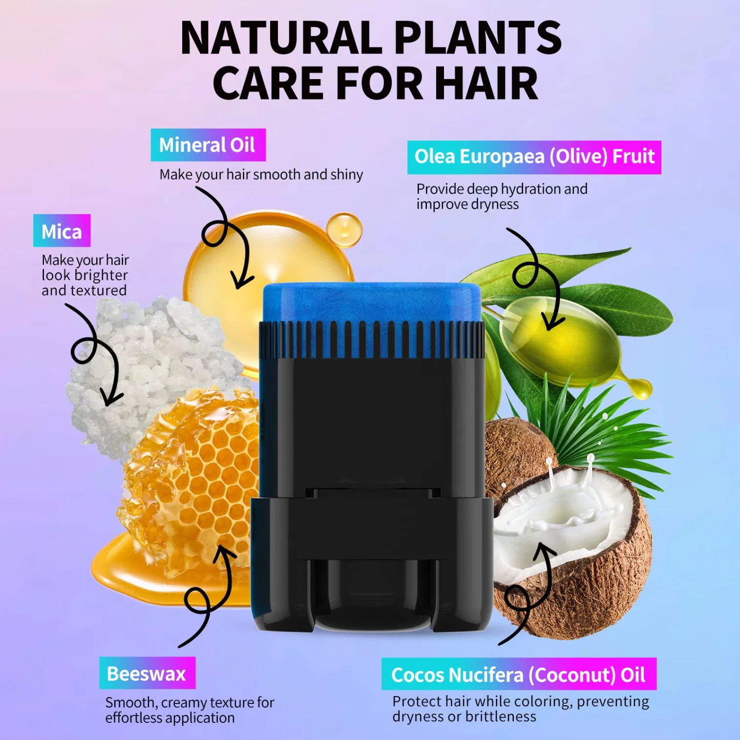 New Arrival Multi-Colors Waterproof Temporary Organic Ingredient Professional Hair Dye Color Cream