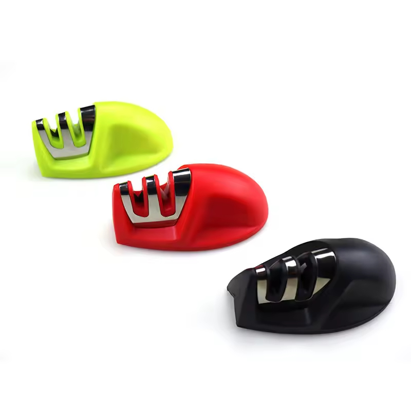 Hot Sale Customized Mini Knife Sharpener Kitchen Tools 2 Level Knife Sharpener Household Convenient Knife Sharpener
