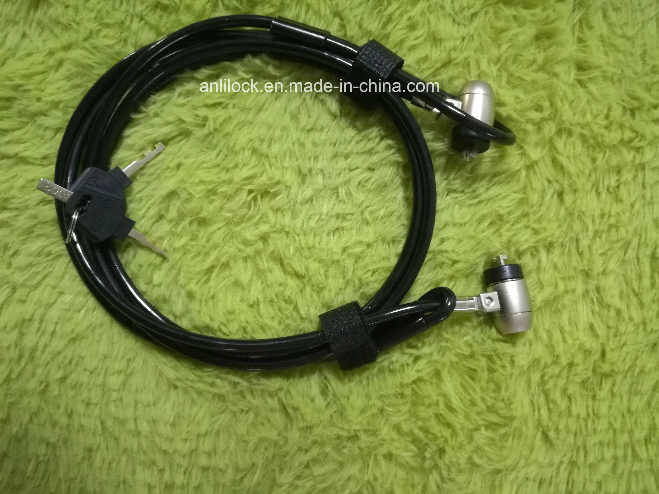 Two Head Notebook Lock, Two Head Computer Lock, Two Head Laptop Lock, PC Lock, Al-052