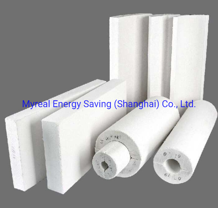 White Rigid Heatproof Calcium Silicate Pipe Insulation for Equipment