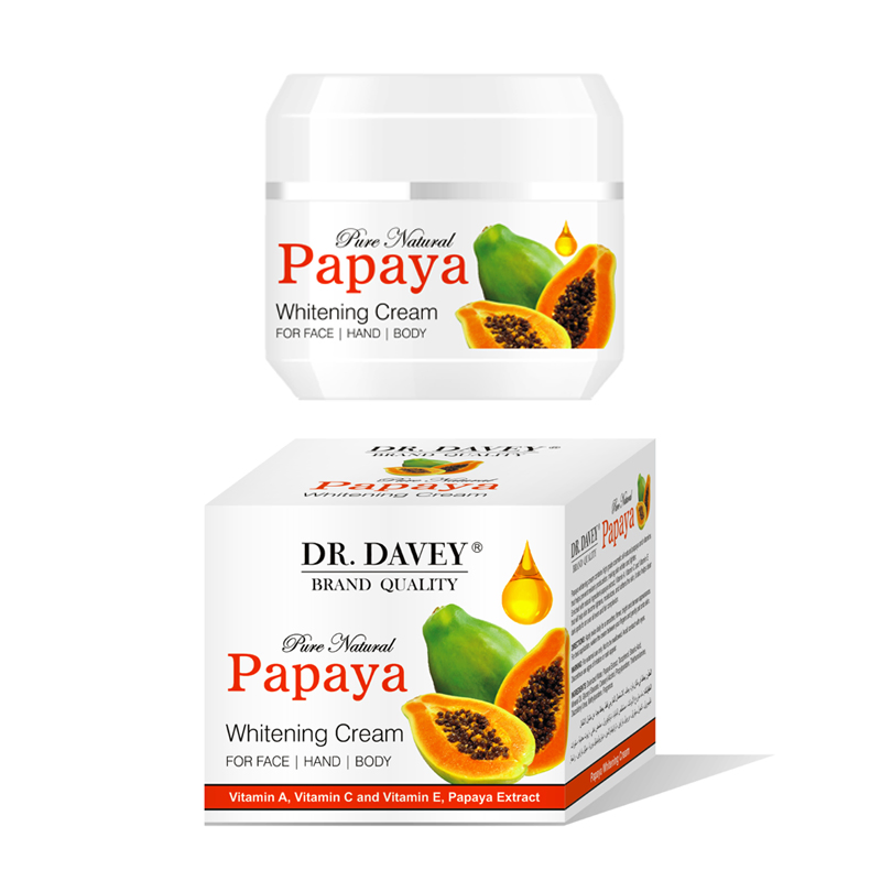 Dr. Davey Anti Aging Whitening Smoothing Moisturizer Papaya Skin Care Face Cream