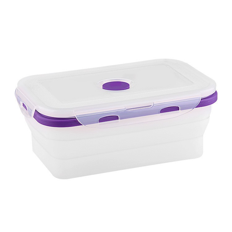 Versatile Collapsible Lunch Box for Effortless Meal Prep