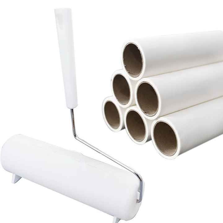 Compact 16cm Sticky Roller for Effortless Pet Hair Cleanup
