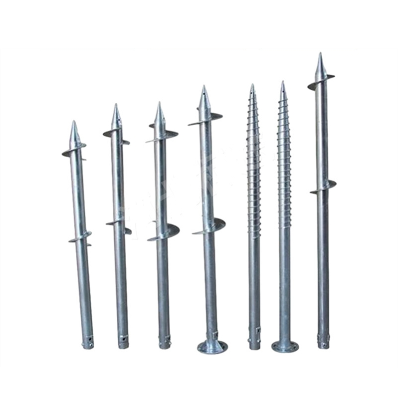 Continuous Welded Helix Ground Screw Anchor Pile for Ground Stabilization