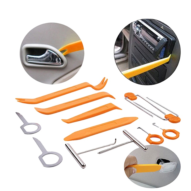 Набор инструментов для снятия автомагнитолы 12 предметов