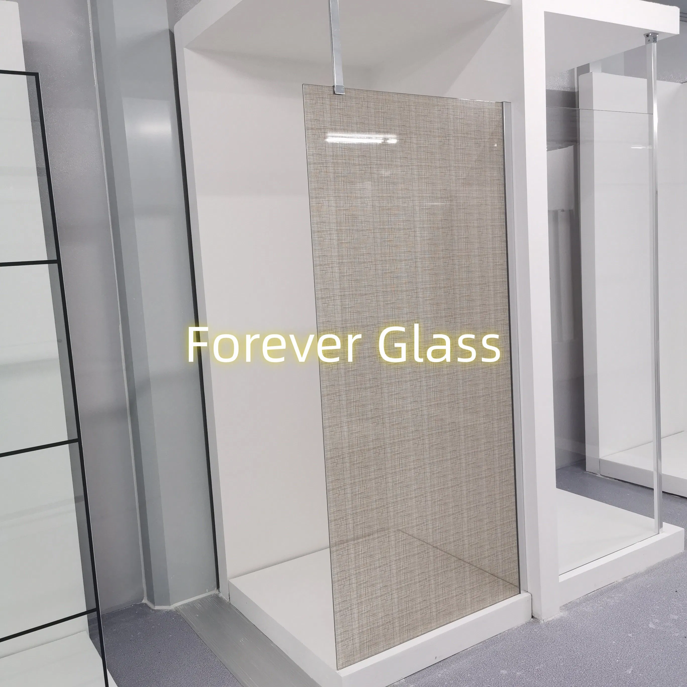 5mm 6mm Tempered Glass Shower Cabins Walk in Shower Enclosure Bathroom Tempered Glass Supplier