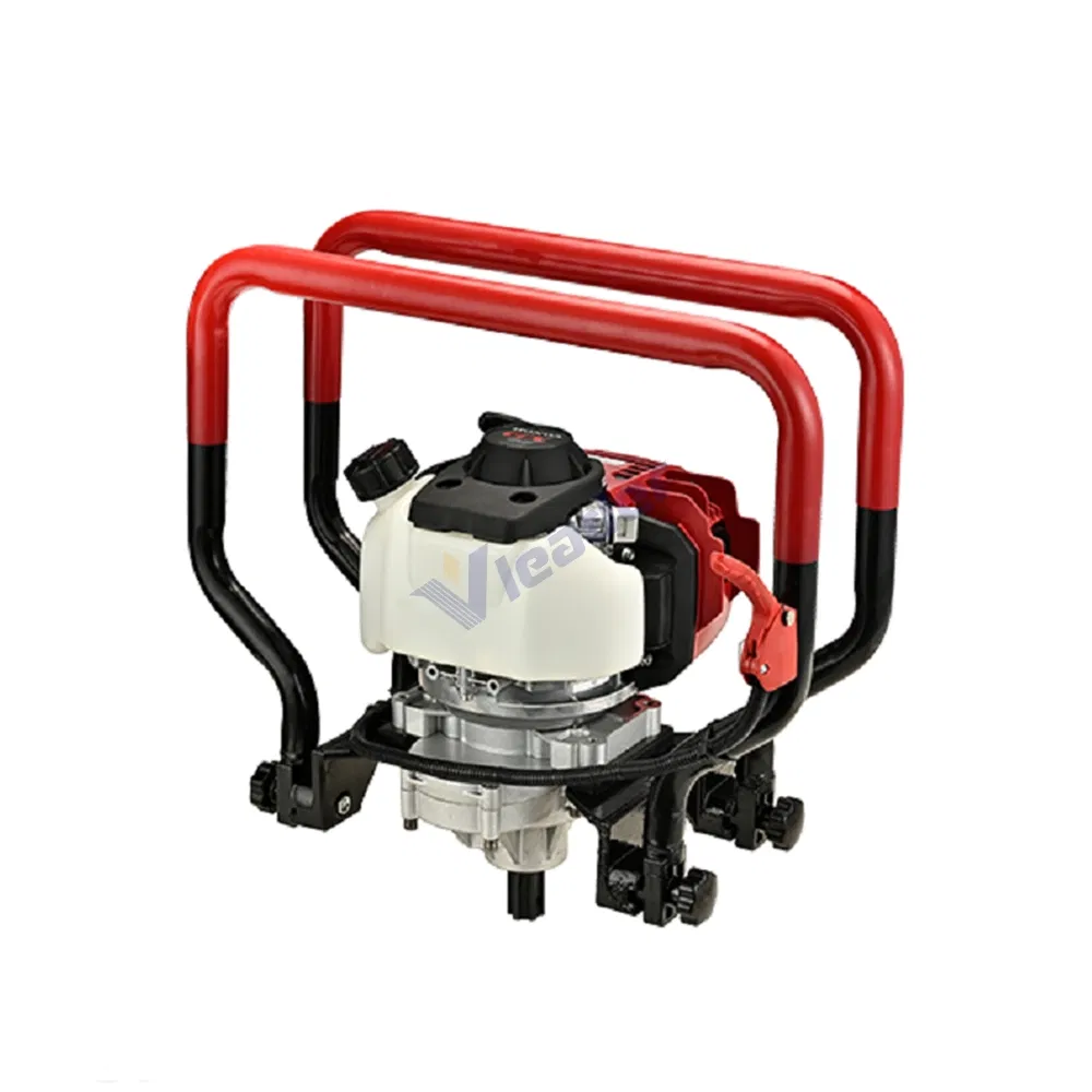 Professional Garden Post Driver with 0.63L Fuel Tank & 0.13L Oil Tank