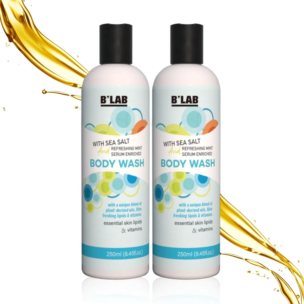 Private Label Moisturizing Whitening Skin Lightening Sea Salt Body Wash