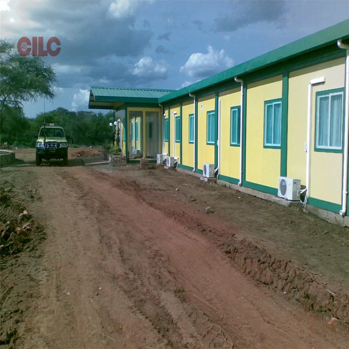 Global Standards Prefab Building Refugee Camp with Accommodation Laundrey and Kitchen