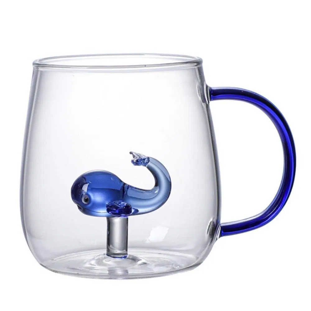 Стеклянная кружка с рисунком внутри, 300 мл