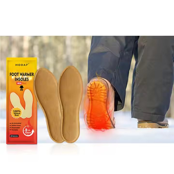 Heated Warmer Pad Shoes Foot Heat Patch Insole Feet Warm Winter Products