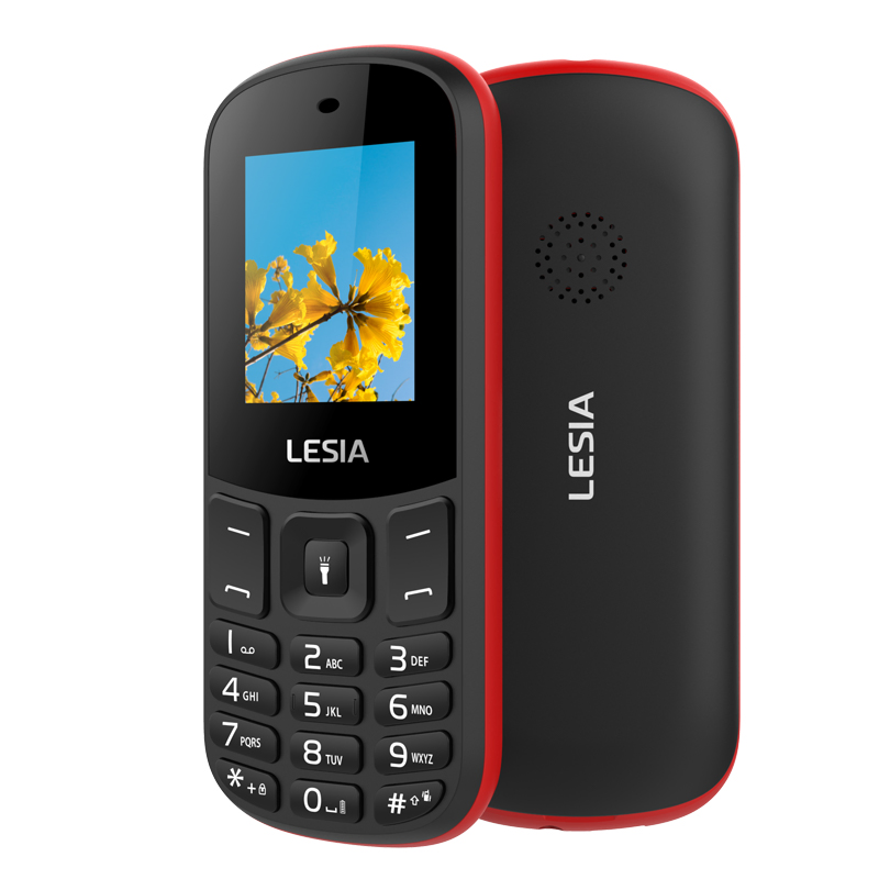 Кнопочный телефон Lesia LS1751, 1.77", 2 SIM, FM-радио