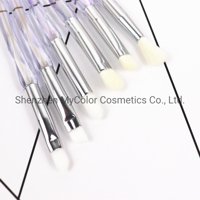 China Brushes Factory Professional OEM Cruelty-Free Crystal Makeup Brush Set Foundation Powder Eyeshadow Brush Kit
